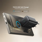 JOYROOM TCG13 EU Stik 45W GaN Hurtigoplader til Samsung Telefoner Mini Strømadapter,