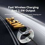 ESSAGER For Apple Watch Magnetic Wireless Charger Type-C Female Port Charging Dock