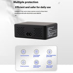 818PD QC3.0 PD 20W Fast Charging Station 5 USB + 1 Type-C Phone Tablet Desktop Charger