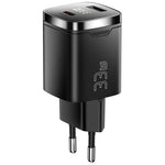 ESSAGER 33W Fast Charging Digital Display USB A + Type C Dual Port GaN Travel Charger