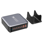 320W GaN Desktop Charger 8 Port Output Fast Charging Station for Phones Tablets Drones