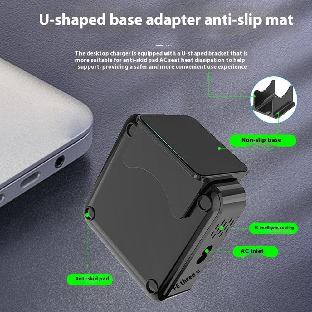 320W GaN Desktop Charger 8 Port Output Fast Charging Station for Phones Tablets Drones