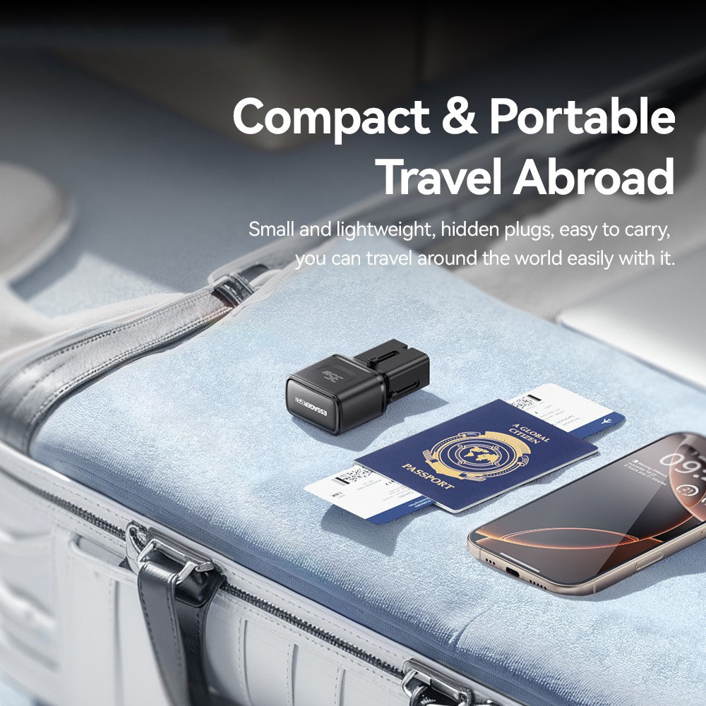 ESSAGER G535 35W Travel Charger CN / US + EU + UK + AUS Plug GaN Phone Power Adapter