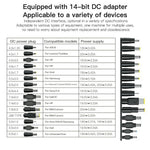 YESIDO CG11E Laptop Charger Kit 65W Fast Charging Power Adapter Compatible with Multiple Laptop Models