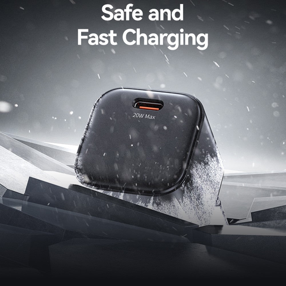 USAMS CC260 20W GaN Fast Charger Mini Power Adapter Type-C Port for Quick Charging