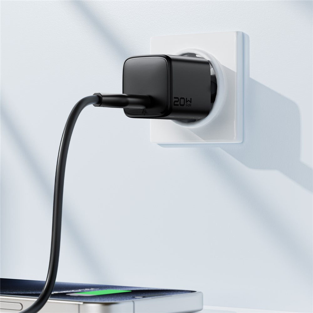 ACEFAST A117 PD 20W USB-C Fast Charger Mini GaN Power Adapter for Home / Travel Use