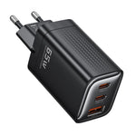 TOOCKI TCT65 65W Wall Charger 2C1A Fast Charging Multi Port USB C Power Adapter