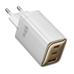 TOOCKI TCT65 65W Wall Charger 2C1A Fast Charging Multi Port USB C Power Adapter