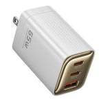 TOOCKI TCT65 65W Wall Charger 2C1A Fast Charging Multi Port USB C Power Adapter