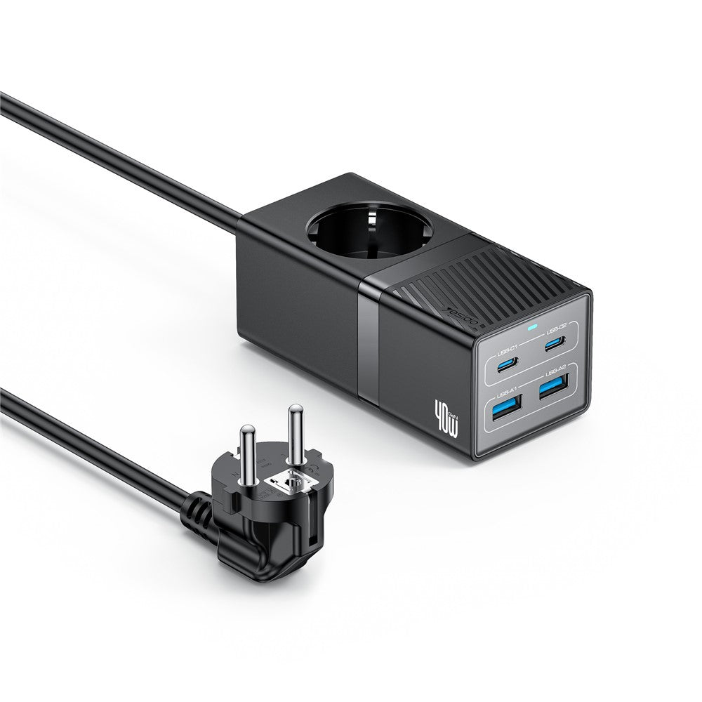 YESIDO MC35 40W GaN Power Strip USB-C USB-A Desktop Fast Charging Station