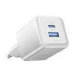 VENTION FEQ Series GaN Oplader USB A + USB C Dobbeltporte 30W Hurtigopladningsadapter, EU Stik