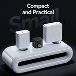USAMS CC267 20W GaN Mini Hurtigoplader Enkelt Type-C Port Strømadapter, US Stik