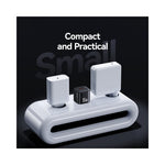 USAMS CC270 30W GaN Mini Dual Port Fast Charger USB-A + Type-C Power Adapter, US Plug
