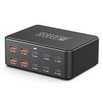 HW66 330W GaN Multi-Port Charger Digital Display PD Fast Charging Station for Phones/Tablets