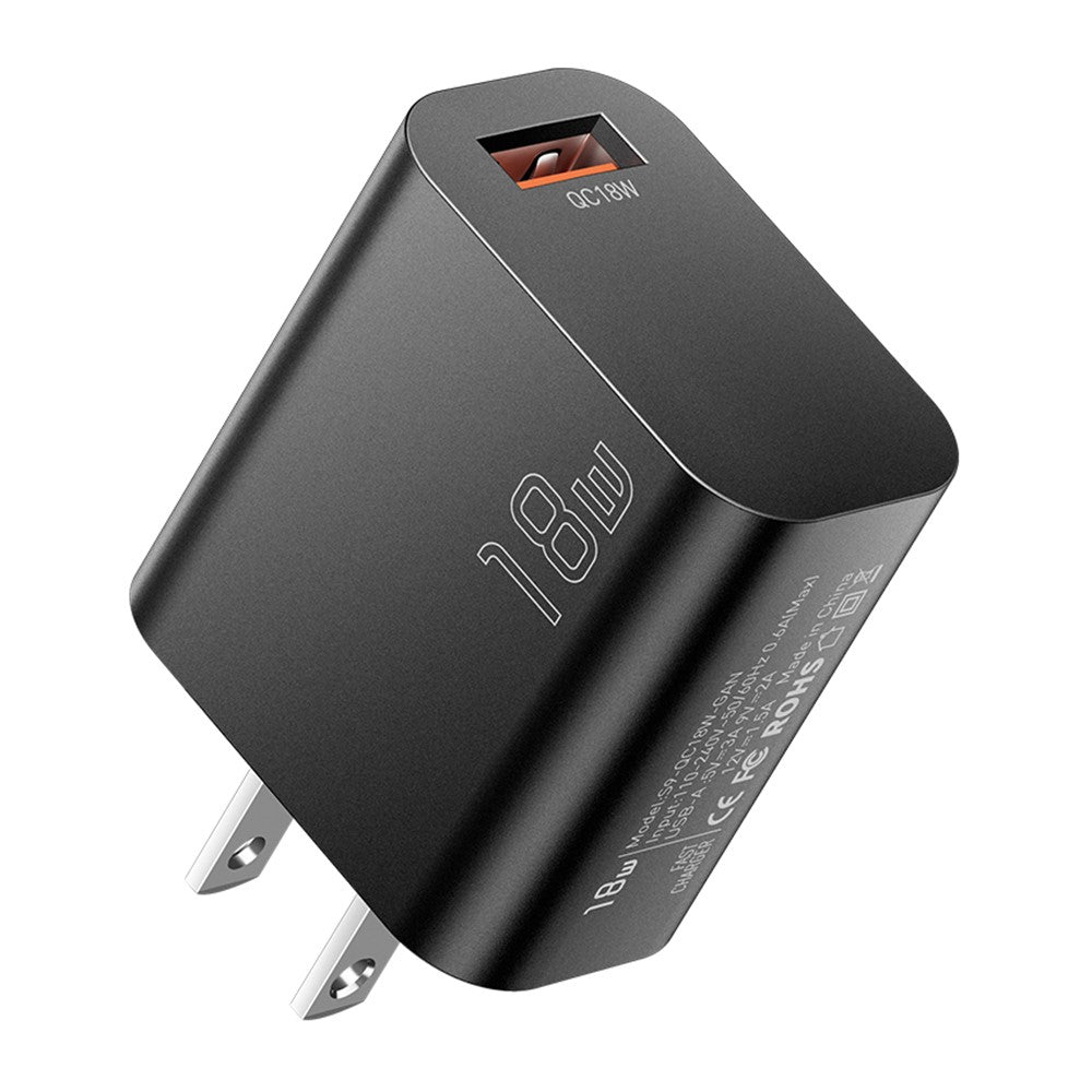 ESSAGER Max 18W Fast Charging USB Wall Charger Travel Power Adapter