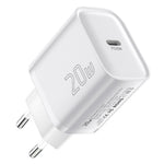 ESSAGER Max 20W USB-C hurtigoplader PRO Chip-teknologi Strømadapter Mini Rejseopladerstik