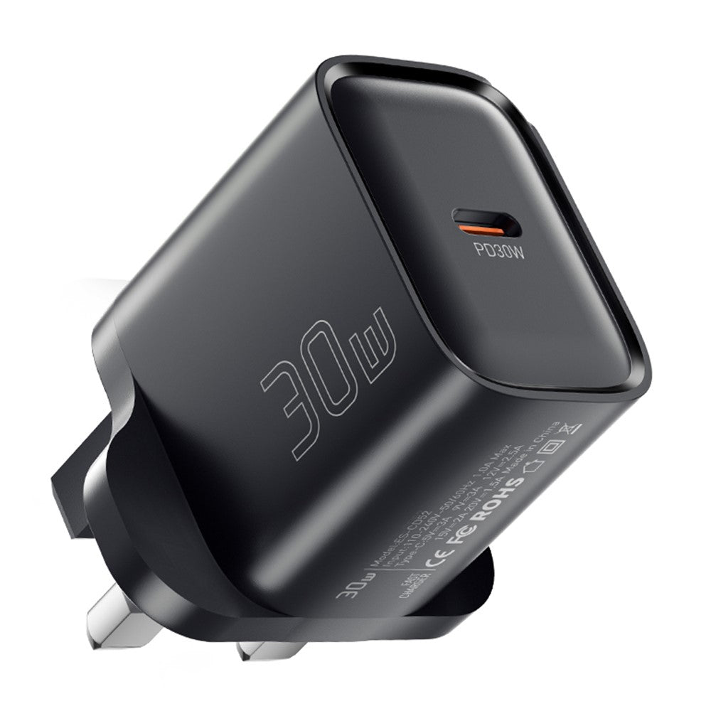 ESSAGER Max 30W USB-C Fast Charger PRO Chip Technology Power Adapter Mini Travel Charging Plug