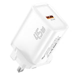 ESSAGER Max 45W USB-A Fast Charger Smart Temperature Control Power Wall Charger Adapter Portable