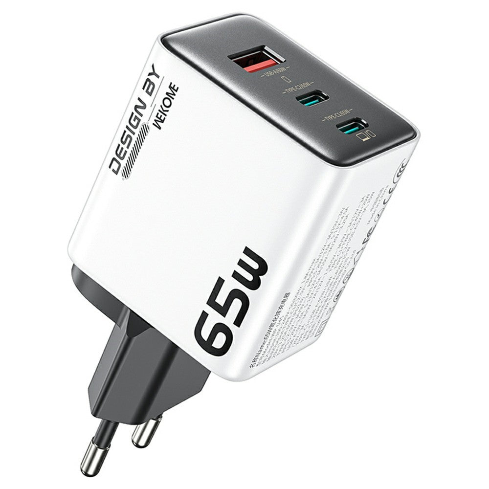 WEKOME WP-U45 65W GaN Charger Fast Charging Power Adapter with Multiple Ports