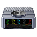 WLX-F2 260W QC4.0 GaN stationär snabbladdare 140W PD3.1 trådlös laddningsstation med digital display för bärbar dator och surfplatta