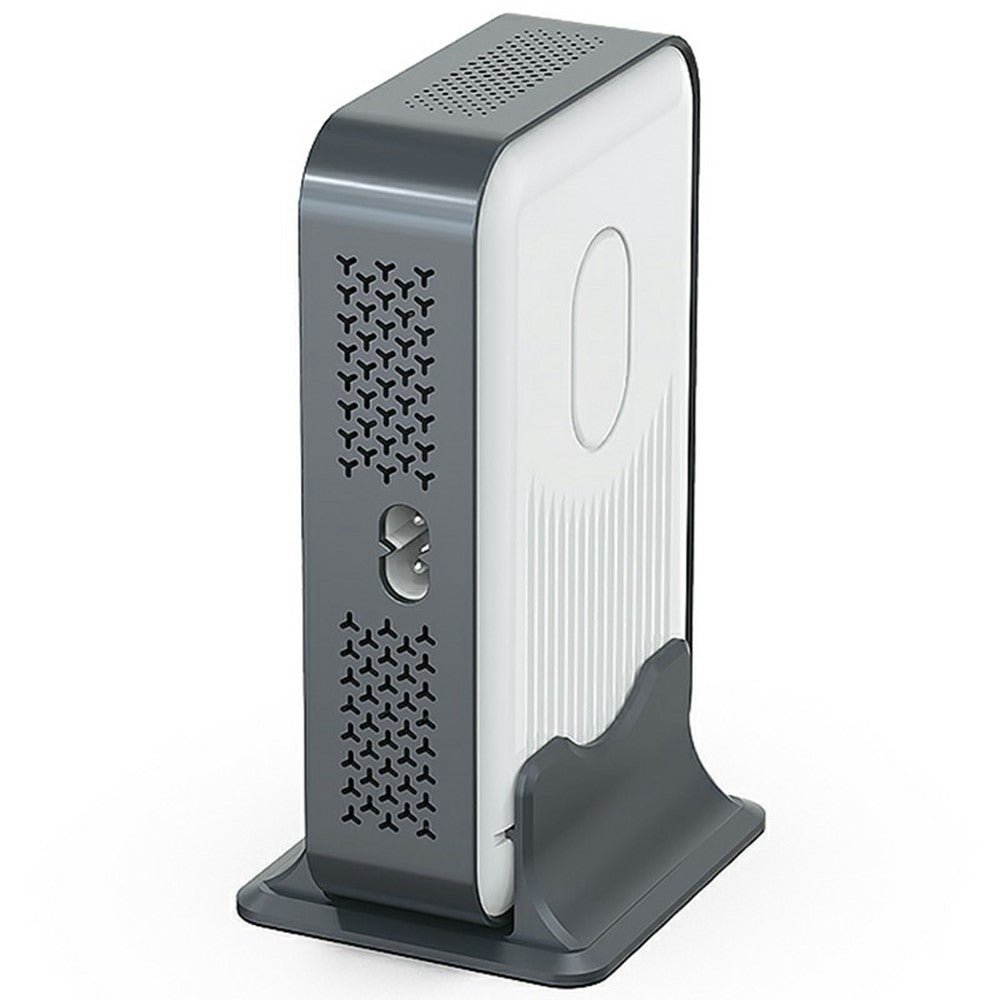 WLX-F8B 200W stationär laddningsstation med bas, 8-portars GaN USB-C PD 100W snabbladdaradapter för bärbara datorer/surfplattor/mobiler