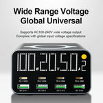 WLX-M1 120W Desktop Charger Adapter with Wireless Charging, 8 Port GaN USB C PD 100W Charging Station