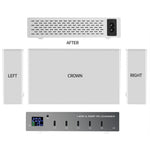 WLX-X6P 140W Desktop Charging Station 6 Ports GaN USB C PD 30W Fast Charger for Laptop / Smartphone / Tablet