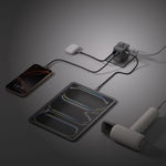 MOMAX UA27 1-World 2 Dubbel AC Mini GaN Global Adapter 35W Multiport Väggladdare Block Laddstation för Resor