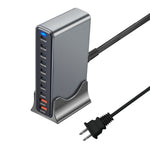 800W GaN Desktop Opladerstation Type-C + USB-A Multiport Hurtigopladningsadapter