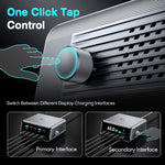 WLX-60D 5-Port GaN Charging Station 100W Max USB-A + 4 Type-C Desktop Charger with LCD Smart Display
