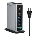 NCC666 520W Multi-Port GaN Fast Charger Intelligent Digital Display Rejse Desktop Ladestation