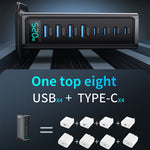 NCC666 520W Multi-Port GaN Fast Charger Intelligent Digital Display Rejse Desktop Ladestation