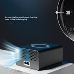 WLX-X9C 110W Multi-Port Charging Hub with Digital Display Wireless Charger Power Station