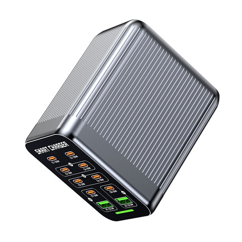 WLX-G1 425W GaN Multiport-oplader Højtydende hurtigopladende desktop-ladestation til bærbare computere/telefoner
