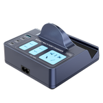 WLX-H12 140W Smart Trådløs Opladningsstrømskinne GaN PD Hurtigoplader Multiport-opladningsstation