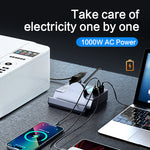 WLX-H12 140W Smart Trådløs Opladningsstrømskinne GaN PD Hurtigoplader Multiport-opladningsstation