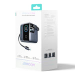JOYROOM JR-TRD01 140W GaN Oplader 5-Port Desktop Hurtigopladningsstation med Udtrækkelige Kabler