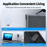 WLX-902 72W ultratynd GaN-bordoplader med dobbelt USB-C-port, hurtigopladningsstation til tablets/telefoner/laptops