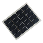 3W 5V Solar Charging Panel Type-C Solar Power Supply for 3.7V-5V Battery Charging, Security Monitoring Devices