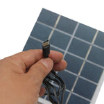 3W 5V Solar Charging Panel Type-C Solar Power Supply for 3.7V-5V Battery Charging, Security Monitoring Devices