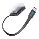WLX-60H 288W GaN Multi Port Charger with Retractable Type-C Cable Desktop Charging Station for Phone/Tablet