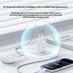 YESIDO YC104 Dual USB Port Charger PD 12W Fast Charging Power Adapter with USB Cable for Smartphones  /  Tablets, EU Plug