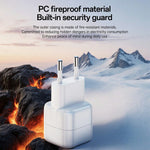 YESIDO YC103 PD 35W GaN Vægoplader USB-C Hurtig Opladning Strømadapter Kompakt Rejse Telefonoplader, EU-stik