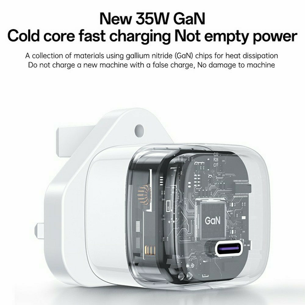 YESIDO YC149 PD 35W Travel Charger Adapter Single Port Type-C Fast Charging Adapter