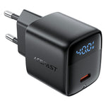 ACEFAST A135 PD 40W GaN-oplader USB-C Hurtigopladende Strømadapter med Digitalt Display til Telefoner/Tablets, EU-stik