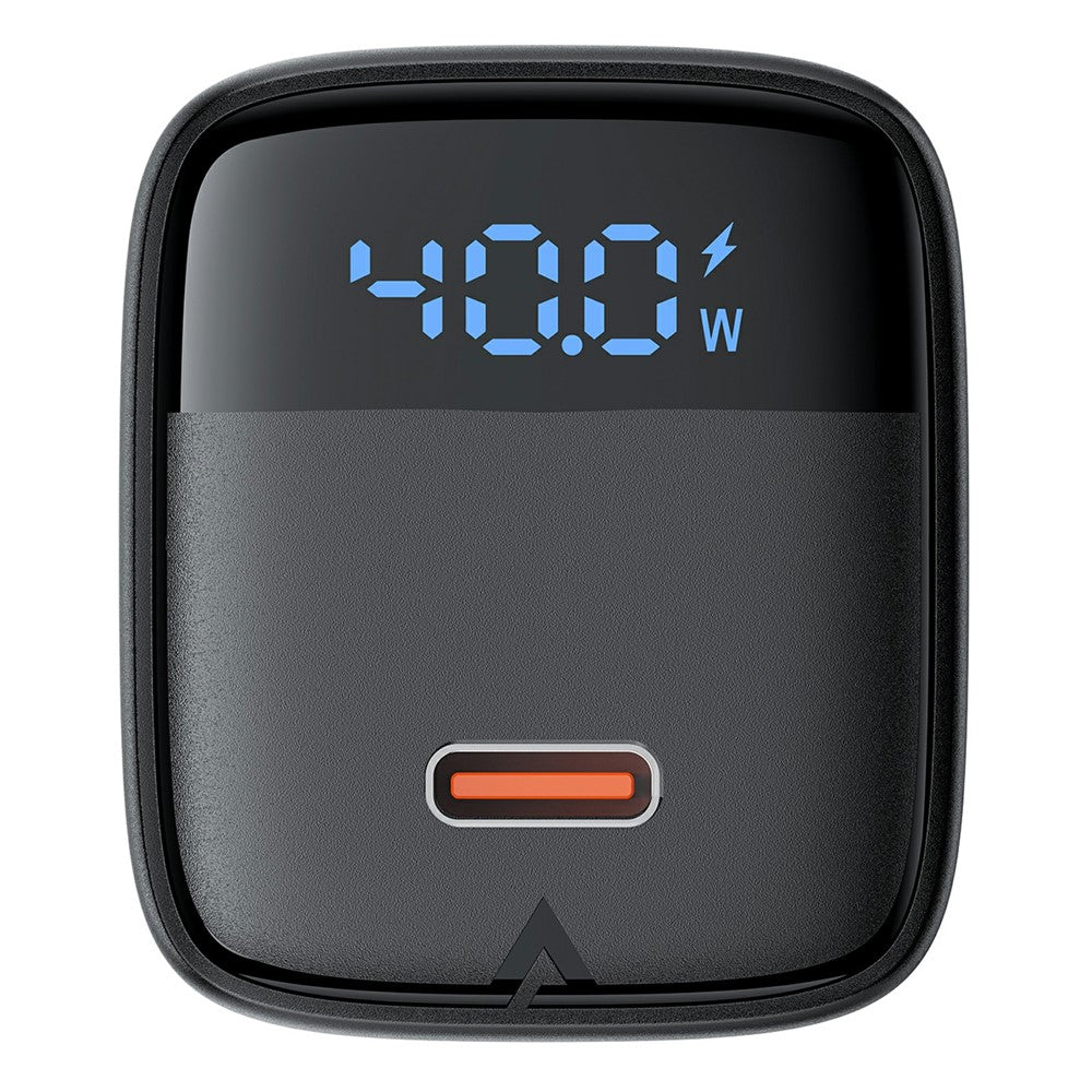 ACEFAST A135 PD 40W GaN-oplader USB-C Hurtigopladende Strømadapter med Digitalt Display til Telefoner/Tablets, EU-stik