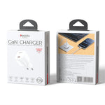 YESIDO YC102 PD 20W USB-C GaN Fast Charging Block Portable Single Port Wall Charger for iPhone / Samsung / Google, EU Plug