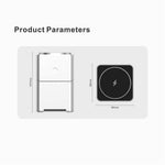 W10 3 in 1 Magnetic Wireless Charger 15W Fast Charging Stand for iPhone Samsung Phone Watch Earbuds
