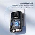 ESSAGER 33W GaN Travel Charger Type-C + USB-A Dual Port Ultra Slim Fast Charging Adapter