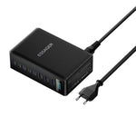 ESSAGER 100W Fast Charging GaN Desktop Charger 5 USB-C + 3 USB-A for Laptop Phone Tablet